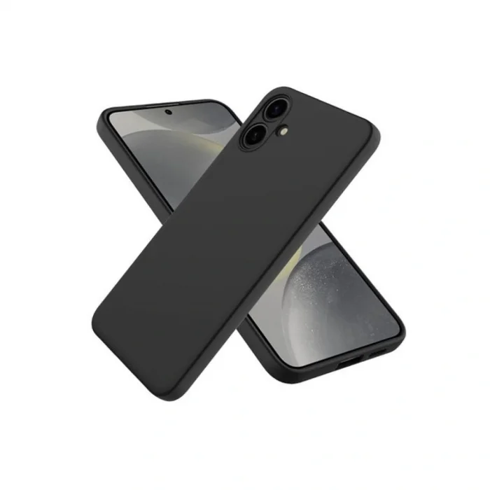 Samsung Galaxy A06 Kılıf First Silikon - Siyah