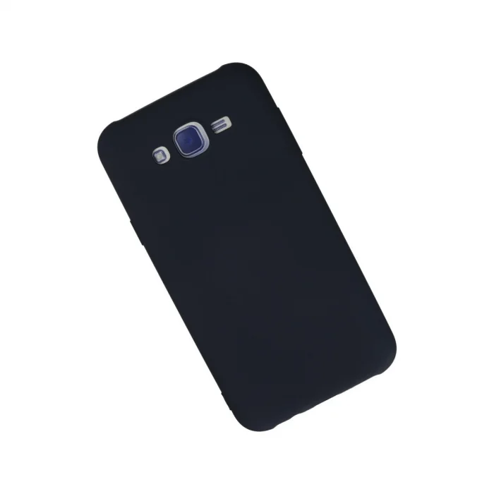 Samsung Galaxy J7 Kılıf Nano İçi Kadife Silikon - Lacivert