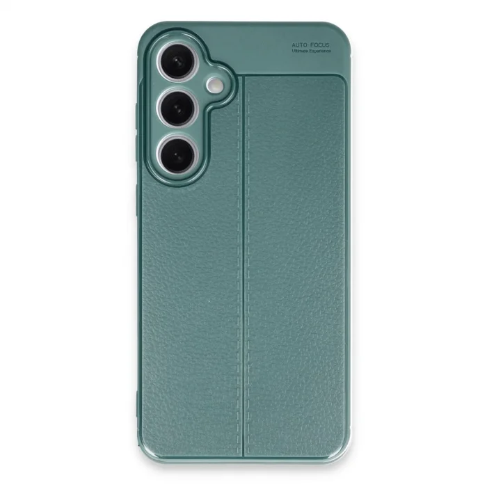 Samsung Galaxy S24 Fe Kılıf Auto Focus Kapak - Koyu Yeşil