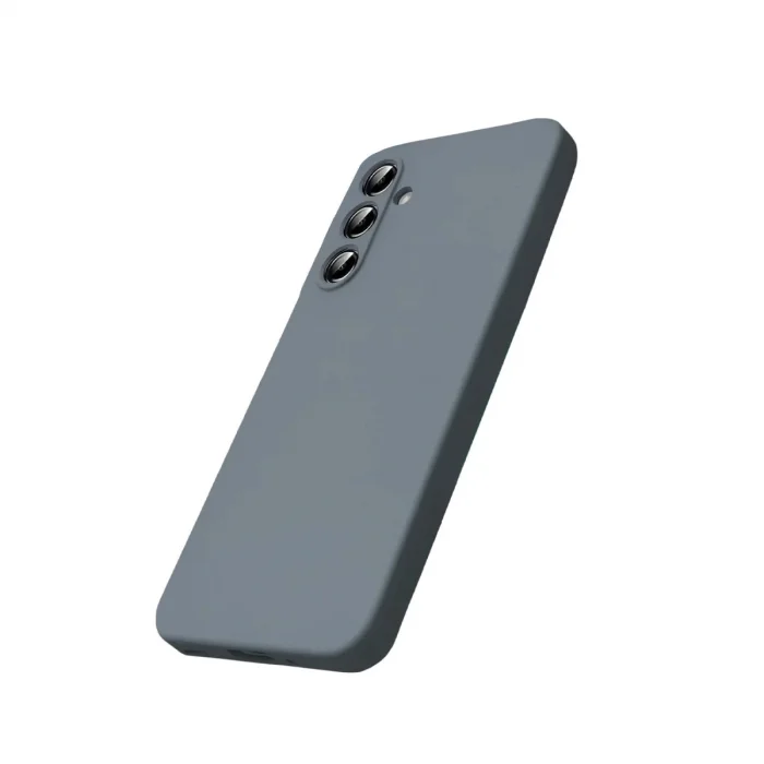 Samsung Galaxy S25 Fe Kılıf Nano İçi Kadife Silikon - Gri