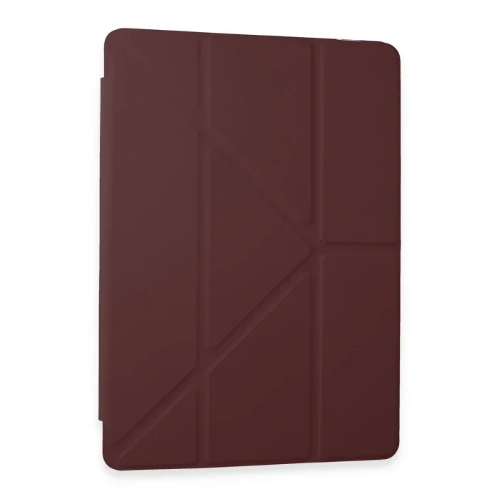 Samsung Galaxy Tab A9 Kılıf Kalemlikli Mars Tablet Kılıfı - Mürdüm