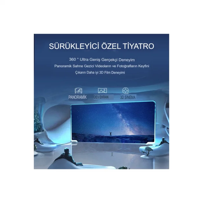 Shinecon Sc-g07e 3d Sanal Gerçeklik Gözlüğü - Siyah