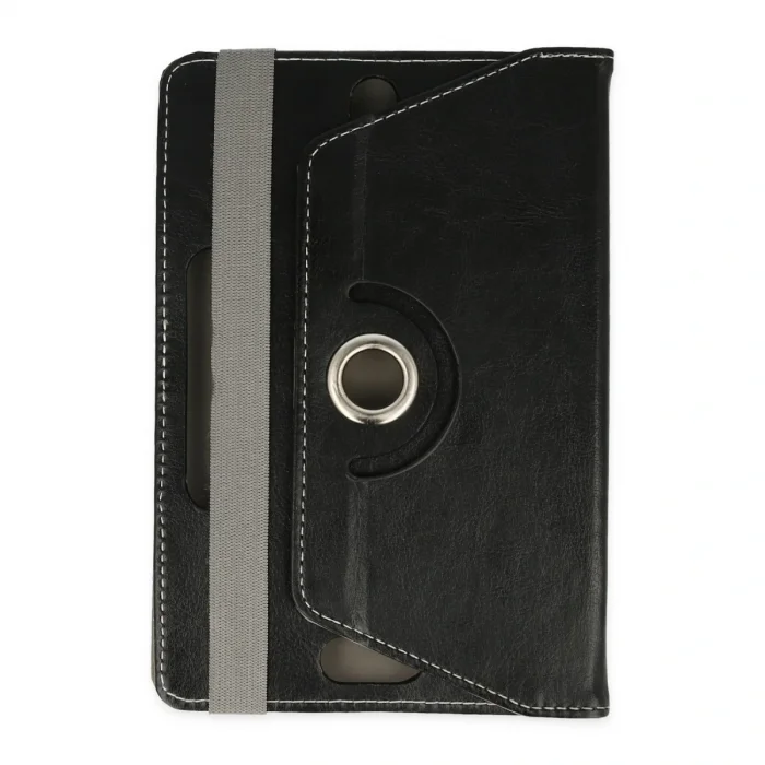 Universal 7 Kılıf 360 Tablet Deri Kılıf - Siyah