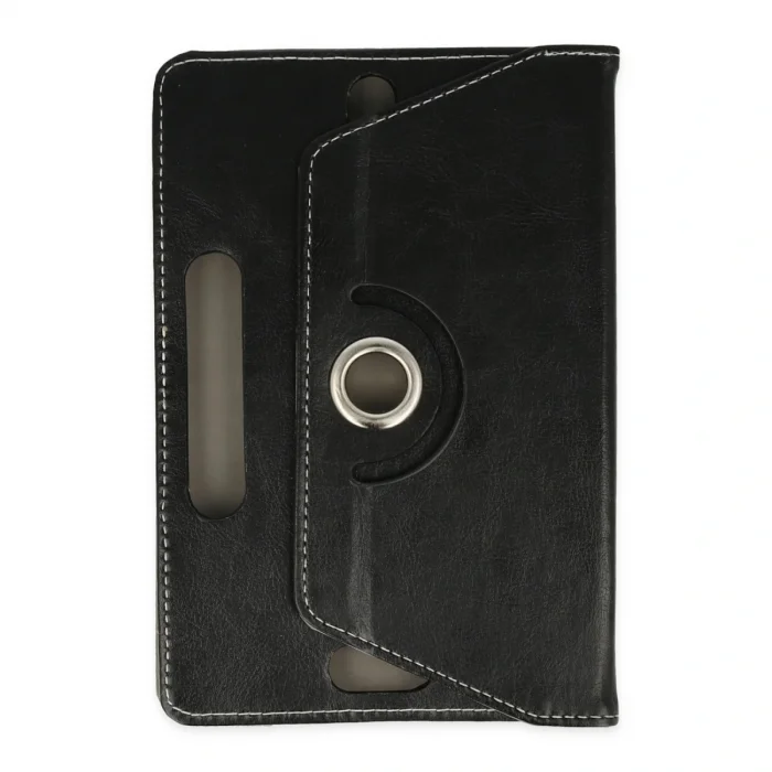 Universal 7 Kılıf 360 Tablet Deri Kılıf - Siyah