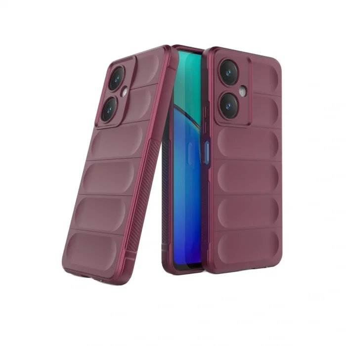 Vivo Y27 Kılıf Optimum Silikon - Bordo