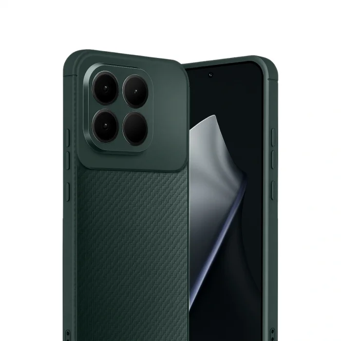 Xiaomi Mi 15t Auto Focus Karbon Kapak - Koyu Yeşil