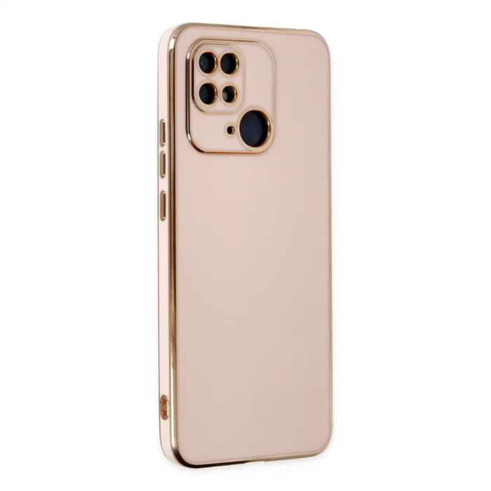 Xiaomi Redmi 10c Kılıf Volet Silikon - Pembe