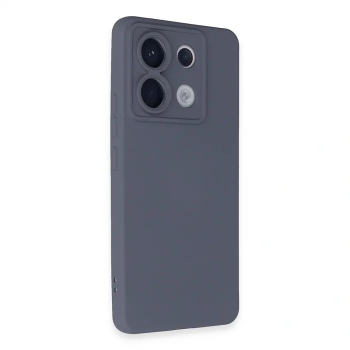 Xiaomi Redmi Note 13 Pro 5g Kılıf Nano İçi Kadife Silikon - Gri