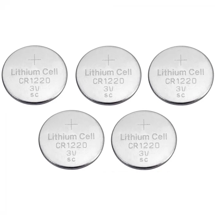Yuma Cr1220 Süper Lityum 3v 5’li Kart Düğme Pil