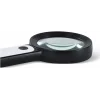 30x 12ışıklı Büyüteç Taşınabilir Çıft Katmanlı Optik Cam Okuma Büyüteç 229018
