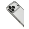Apple İphone 17 Pro Max  Lensli Silikon - Gümüş