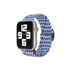 Apple Watch 38mm  Kordon - Zigzag Beyaz-mavi