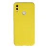 Huawei P Smart 2019 Kılıf Nano İçi Kadife Silikon - Sarı
