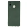 Huawei P30 Lite Kılıf Nano İçi Kadife Silikon - Koyu Yeşil