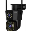 Ip Kamera 2+2 Mp 4mp 1080p Ultra Hd Hareketli Sensör Dış Ortam Ip Kamera Speed Dome Akıllı Ip Çift Kamera