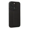 İphone 13 Pro Max Kılıf Mega Standlı Silikon - Siyah