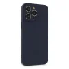 İphone 15 Pro Max Kılıf Nano İçi Kadife Silikon - Lacivert