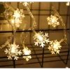 Kar Tanesi 5m 28 Led Gün Işığı Kar Tanesi:4cm Pilli 2 Kademeli