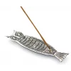 Metal Kayık Baykuş Tasarımı Tütsülük Ksk2207