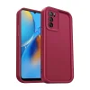 Oppo A16 Kılıf Viera Silikon - Bordo