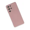 Samsung Galaxy S21 Ultra Kılıf Nano İçi Kadife Silikon - Pudra