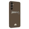 Samsung Galaxy S24 Fe Kılıf Kelvin Kartvizitli Silikon - Kahverengi