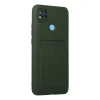 Xiaomi Redmi 9c Kılıf Kelvin Kartvizitli Silikon - Koyu Yeşil