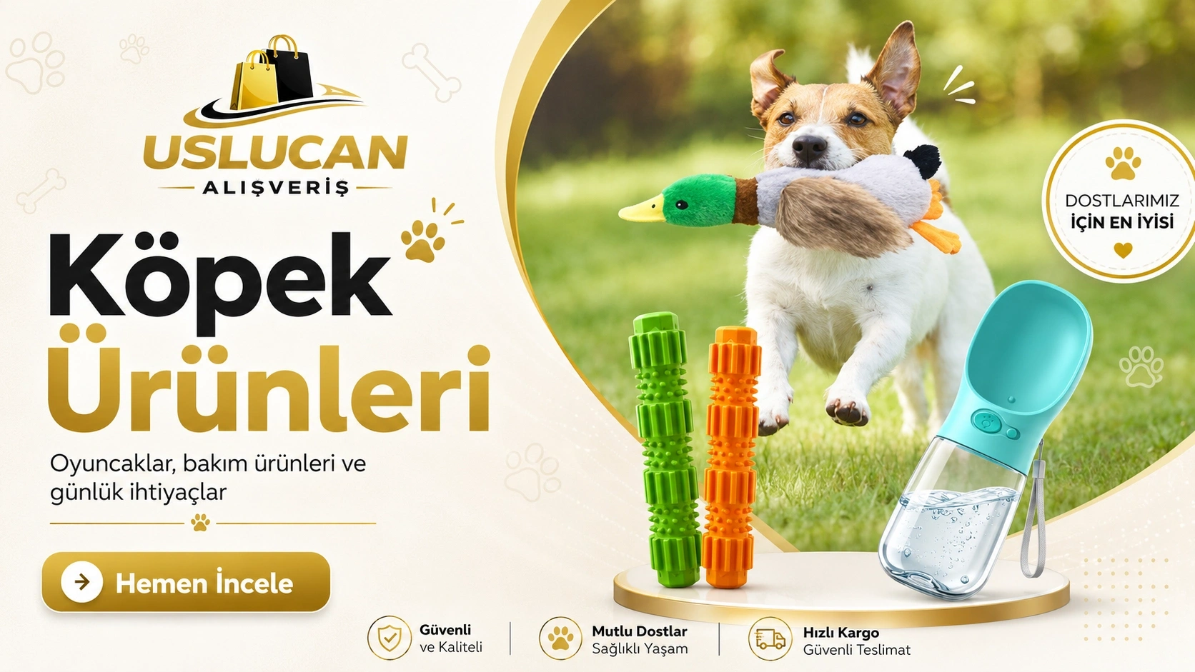 Pet Shop Köpek Ürünleri Kategori Banner