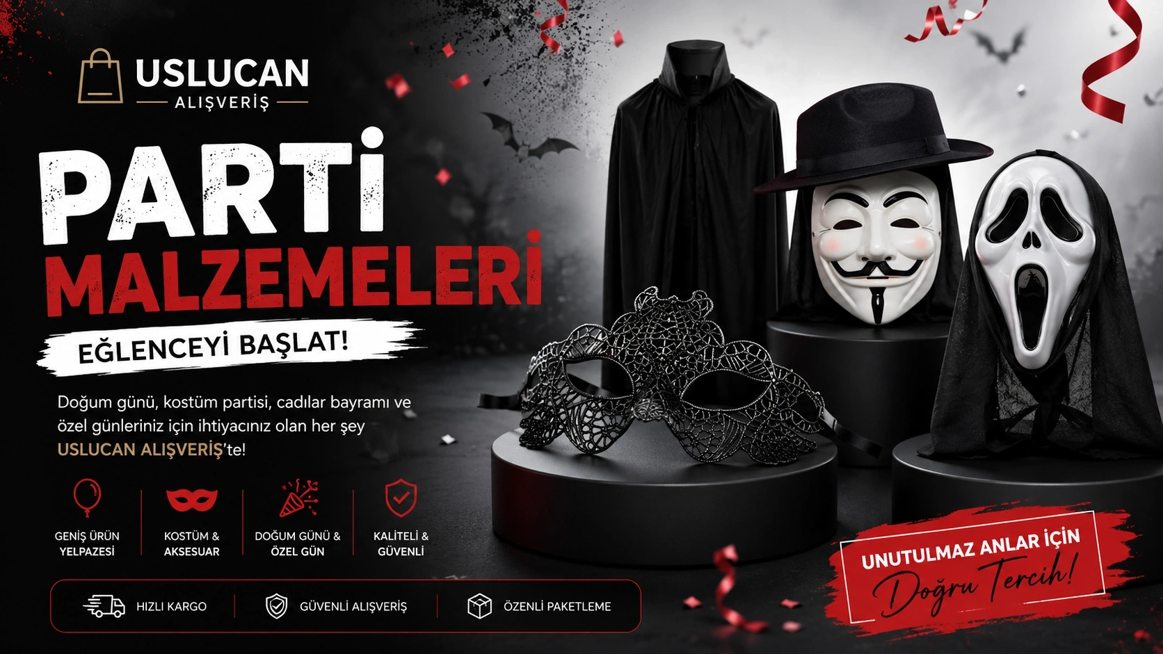 Parti Malzemeleri Kategori Banner