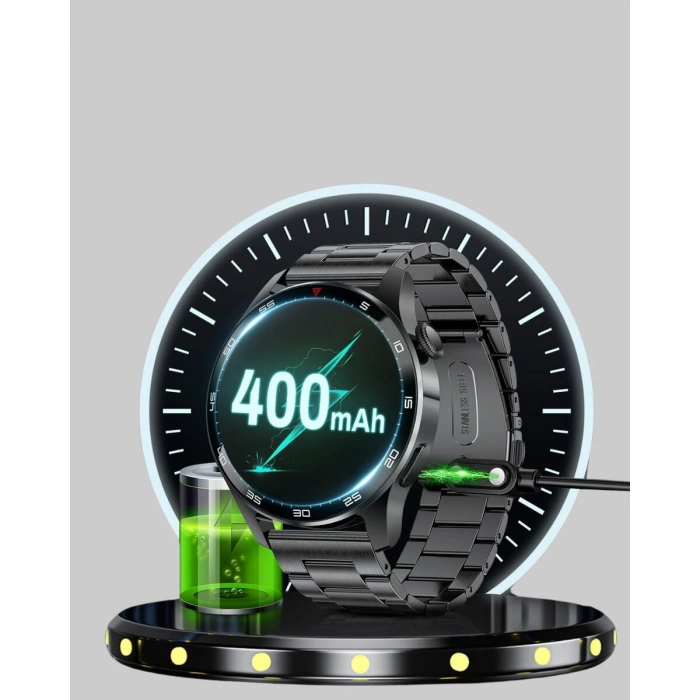 100mAh Şarjlı Akıllı Saat – Mesaj Bildirimi Müzik Kontrolü ve Ergonomik Tasarım