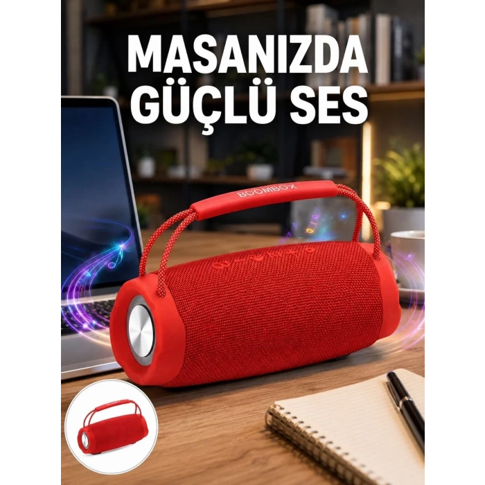 10W Güçlü Stereo Ses Sunan IPX6 Bluetooth Hoparlör Yeni Nesil