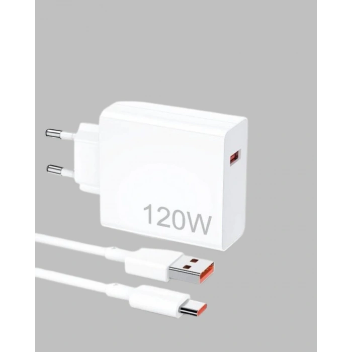 120 Watt Turbo Şarj Cihazı Xiaomi Redmi Note 10 11 12 Uyumlu