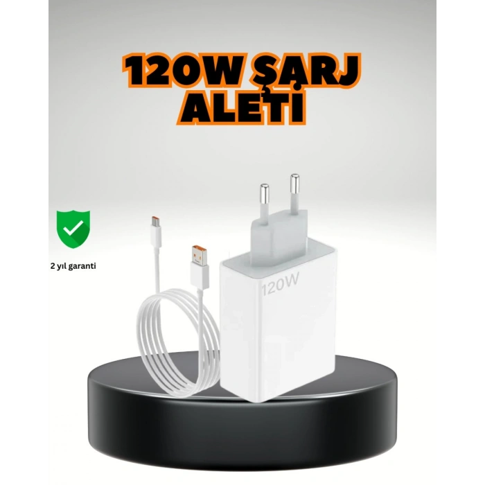 120 Watt Ultra Hızlı Şarj Seti Realme 7 8 9 Pro Uyumlu