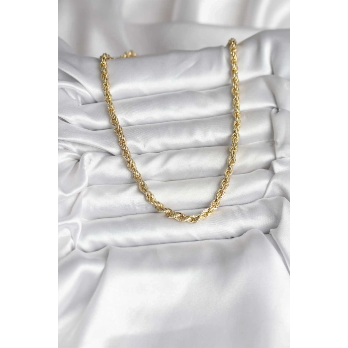 14K Gold Renk Kaplama Burgu Model CM Kadın Kolye 5886