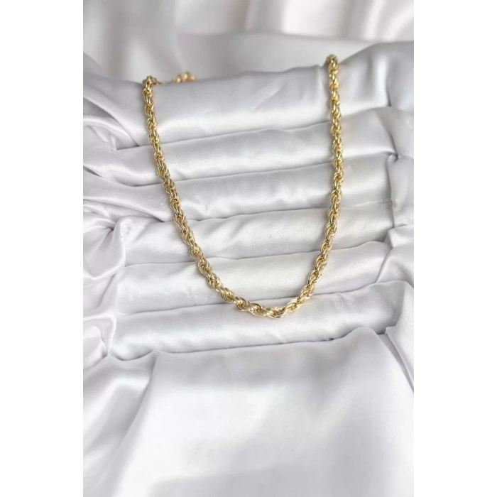 14K Gold Renk Kaplama Burgu Model CM Kadın Kolye - TJ-BKO10729