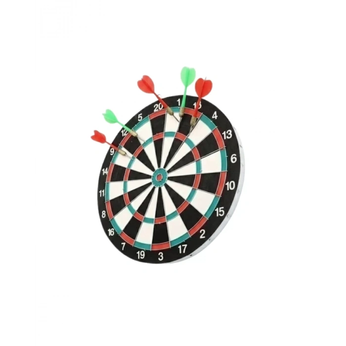 17 İnç Dart Tahtası Sağlam Ahşap Gövde ve Uzun Ömürlü Kullanım