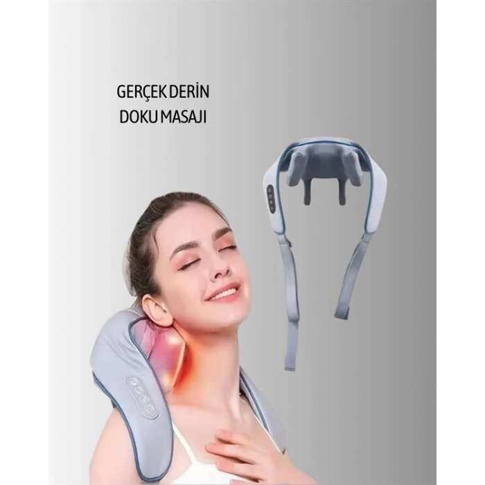 1800mAh Pil Kapasiteli Boyun Masaj Aleti