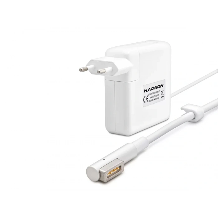 18.5V 4.6A 85W Laptop Adaptörü - L Tip - Apple Macbook Uyumlu - Beyaz HD797