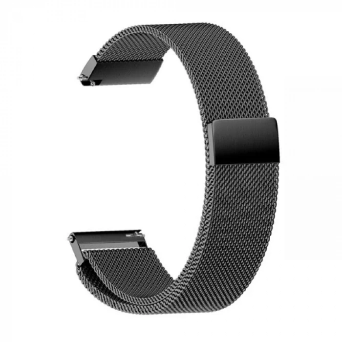 22MM Gear S3 Watch 4 -GT2 GT2E 46MM KayışKordon Metal Milano Loop-(5775)