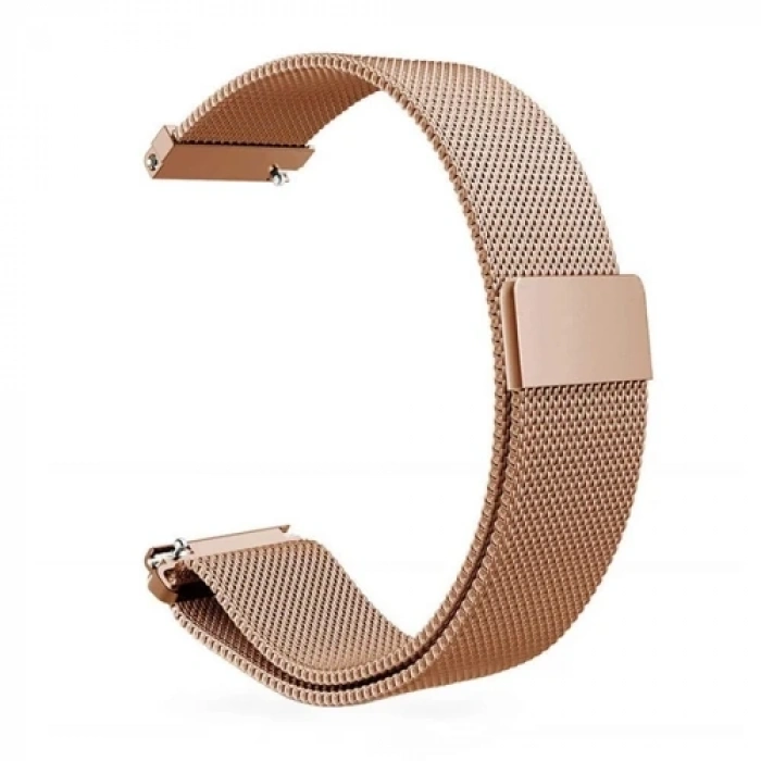 22MM Gear S3 Watch 4 -GT2 GT2E 46MM KayışKordon Metal Milano Loop-(5775)