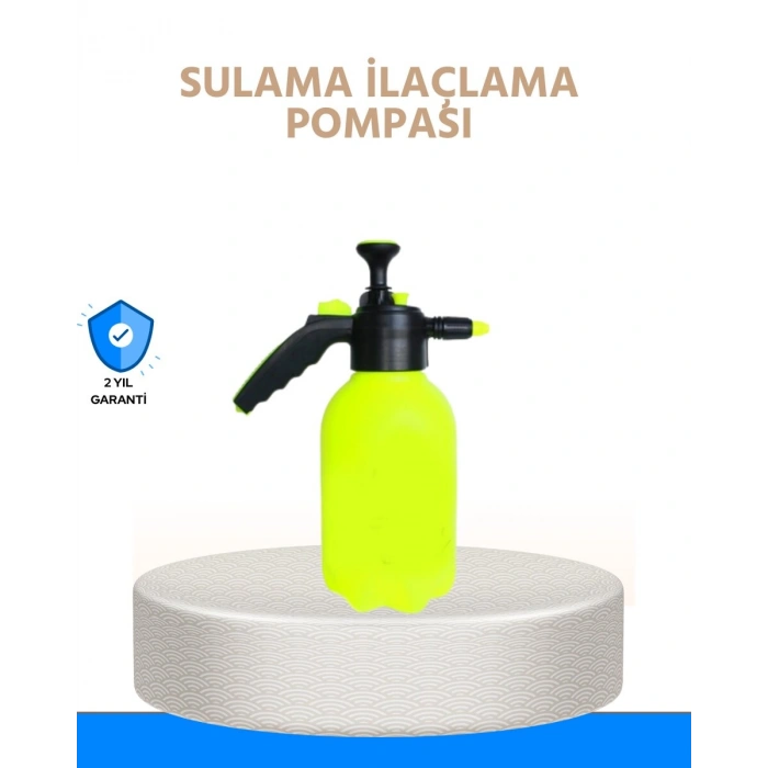 2L Bahçe ve Araç Temizlik Pompası Bakır Uçlu Basınçlı Sprey
