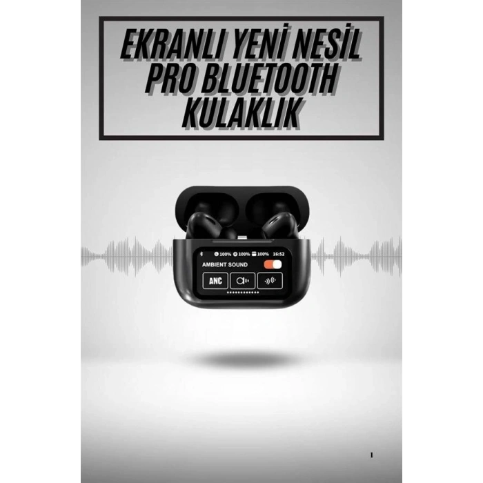 2.Nesil Pro Ekranlı Sesli Görüşme Yapabilen Kablosuz Bluetooth Kulaklık