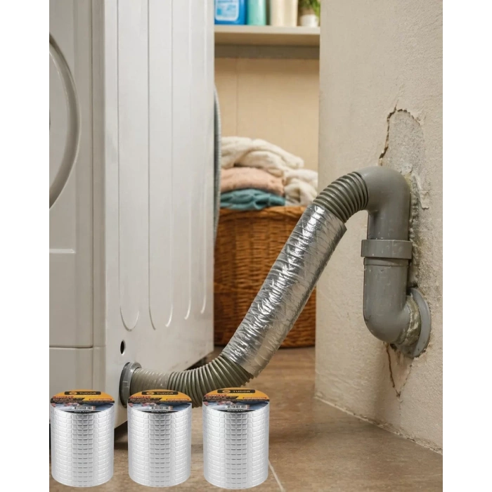 3 Lü Set Güçlü Yapışkanlı Su Yalıtım Bandı 72 MM 2 Metre