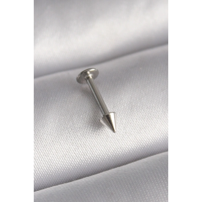 316L Çelik Gümüş Renk Çivi Model Piercing 5886