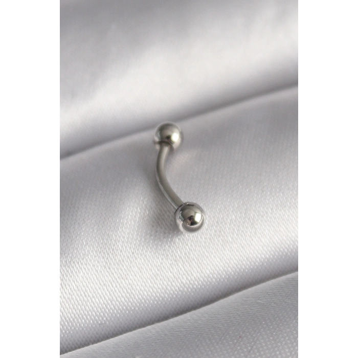 316L Çelik Gümüş Renk Topçuk Model Piercing 5886