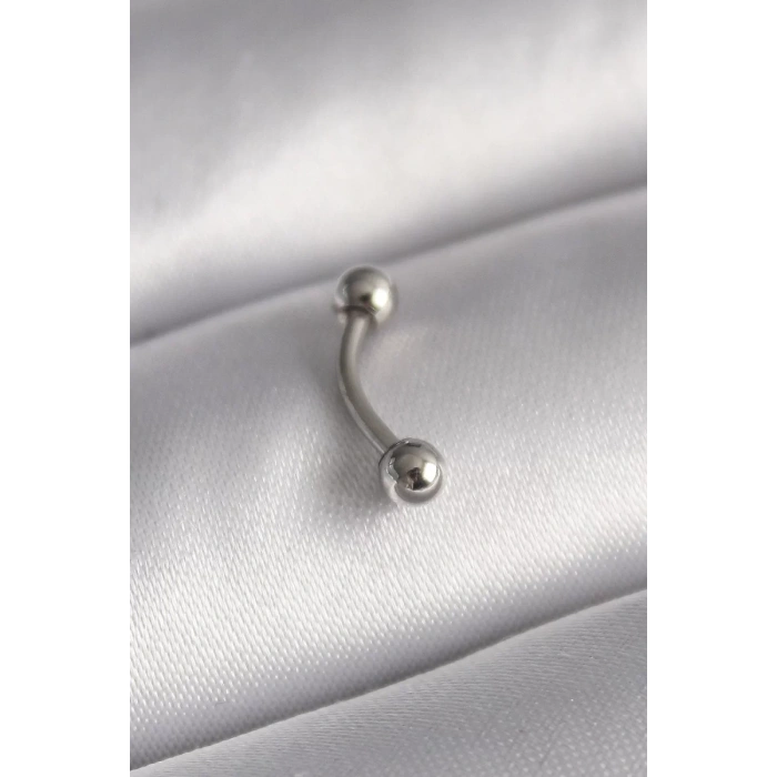 316L Çelik Gümüş Renk Topçuk Model Piercing - TJ-PR1363
