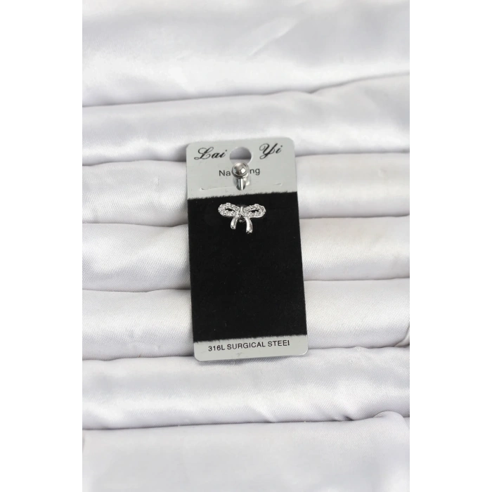 316L Cerrahi Çelik Fiyonk Model Göbek Piercing