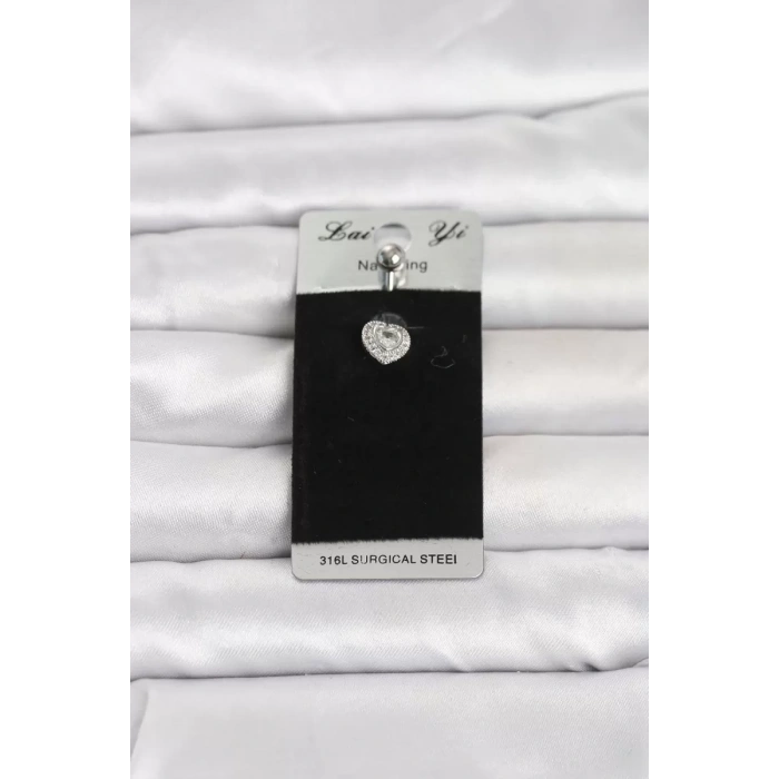 316L Cerrahi Çelik Minimal Kalp Model Göbek Piercing TJ-PR1399