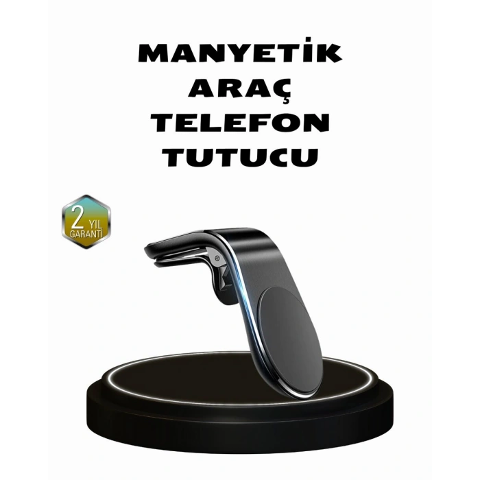 360° Dönebilen Manyetik Araç Telefon Tutucu Sarsıntısız ve Şık Tasarımlı