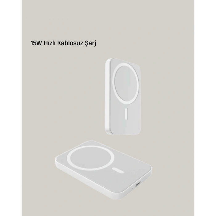 360° Döner Başlıklı MagSafe Araç Telefon Tutucu 15W Güvenli Kablosuz Şarj